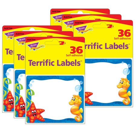TREND ENTERPRISES Sea Buddies™ Terrific Labels™, PK216 T68083
